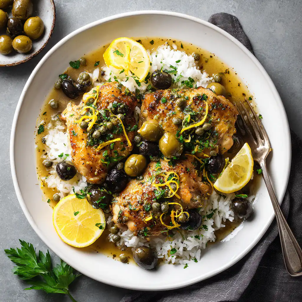 Olive Chicken Rice Slow Cooker Chicken Olives Capers – 5-Step Easy & Flavorful Recipe ...